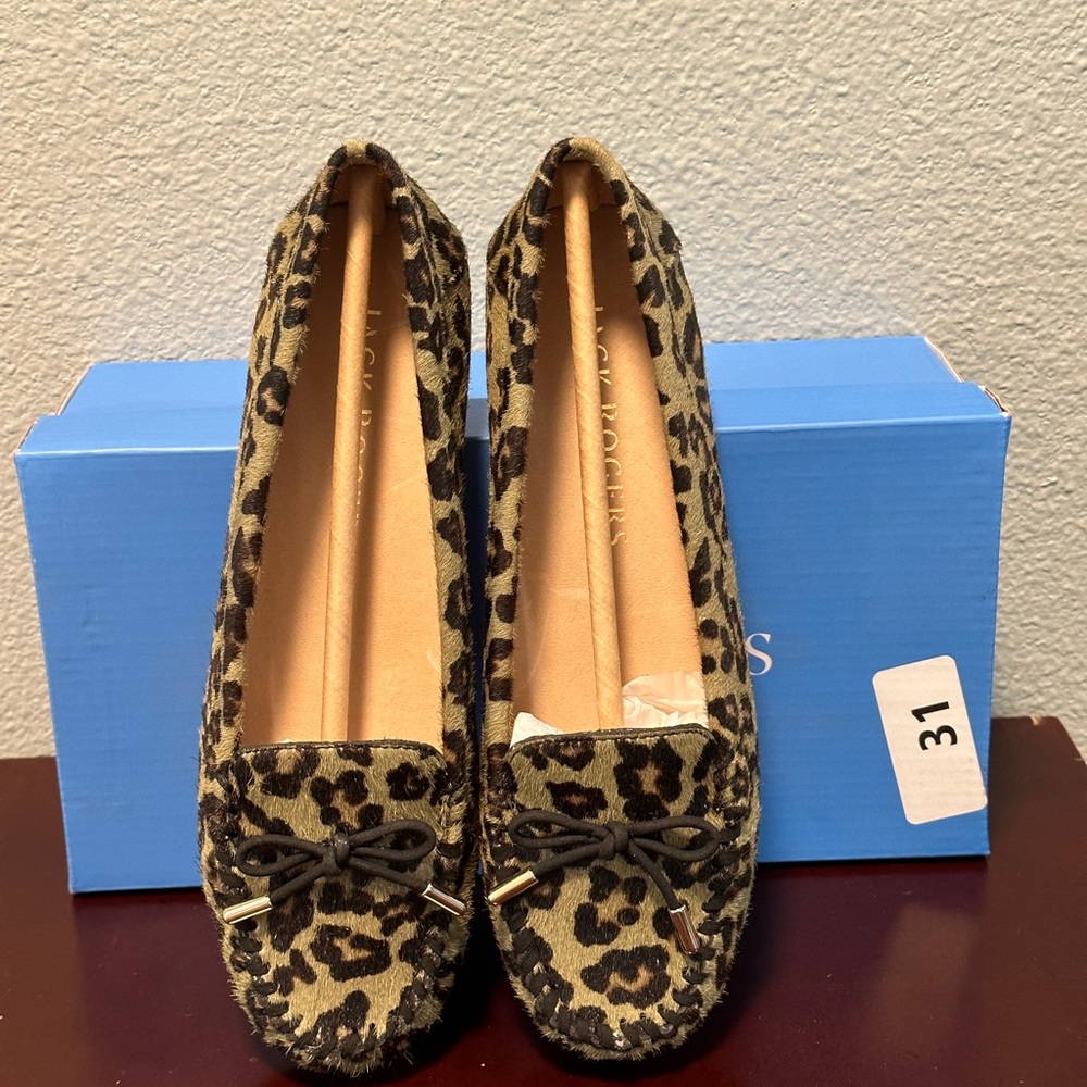 New in Box - Haircalf Millie Moccasin Bow loafer